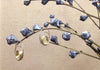 Endless Loop Earrings- Brass & Silver
